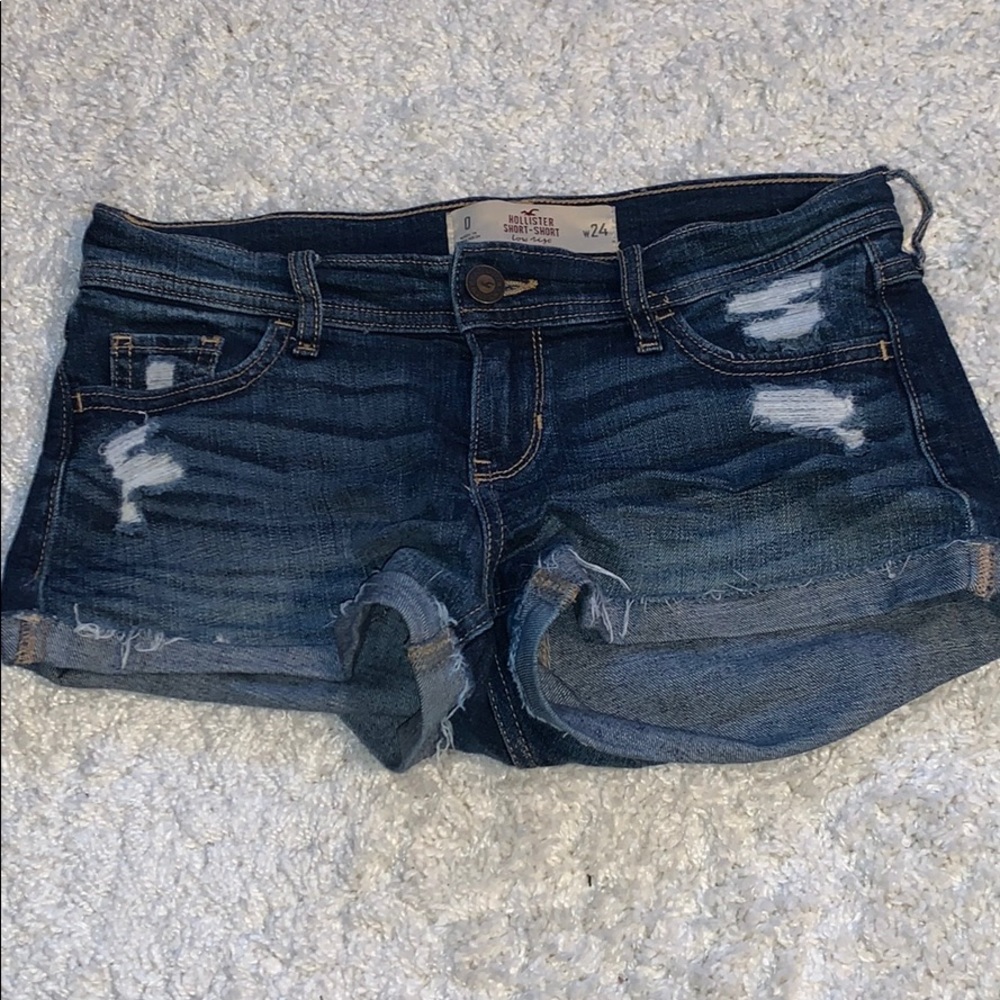 Hollister jean shorts